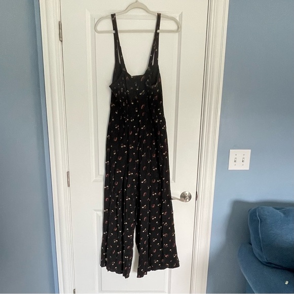 Madewell Smocked Crop Jumpsuit in Flower Toss 47312 - Picture 6 of 16